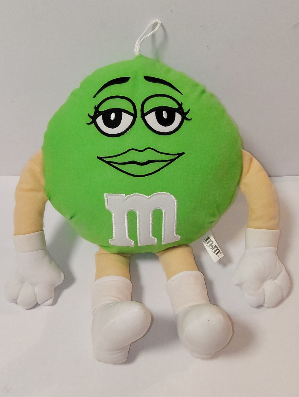 M&M'S 2013 Green Plush Toy Stuffed Doll Official Licensed Character 13" Female